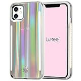 LuMee x Paris Hilton - Duo - Dual Light Up Selfie Case for iPhone 11-6.1 inch - Holographic by Paris | Amazon (US)