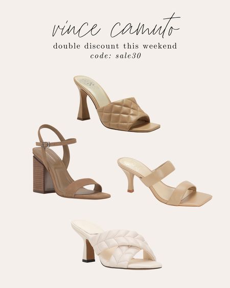 neutral heels on sale! code: sale30