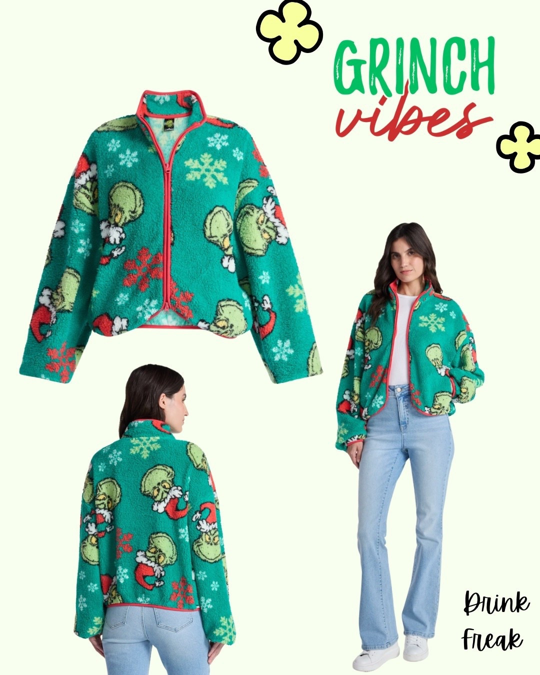 We are huge Grinch fans, I just had to have this plush jacket! $19.98 💚 in ordered a medium 

#LTKHoliday #LTKStyleTip #LTKSeasonal