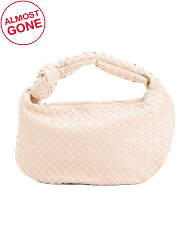 Woven Knot Oversized Shoulder Bag | TJ Maxx