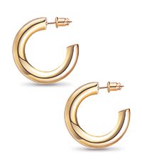 wowshow Gold Hoop Earrings Valentines Day Gifts Howllow 14K Gold Plated Chunky Gold Hoops for Wom... | Amazon (US)