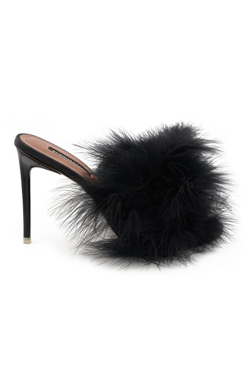 BCBGMAXAZRIA Women's Dennika Feather Mule in Black 9 Lord & Taylor | Lord & Taylor