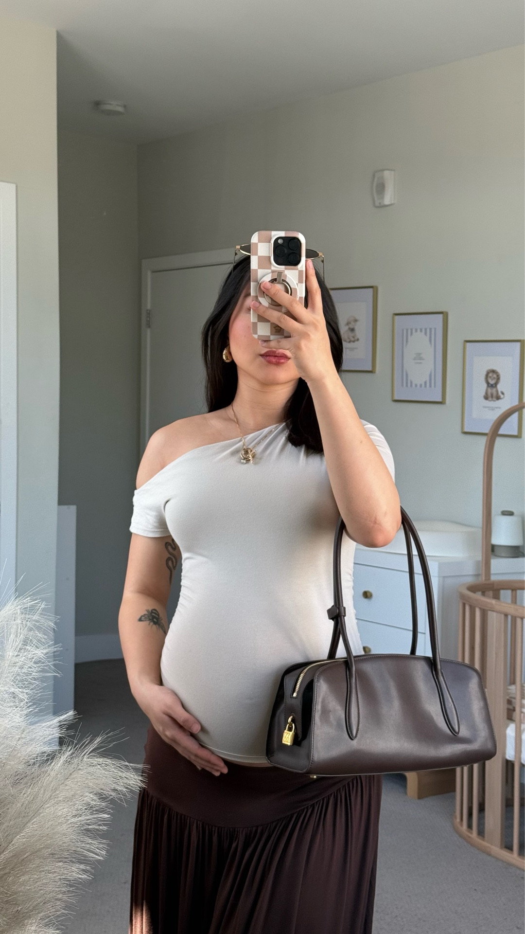 Maxi Skirt (part of set): size XS
Cream Sandal Heels: true to size
Purse: Parisa Wang Gabrielle Bag (can’t link)
Linking similar products

Outfit idea, how to style, style tips, ootd, GRWM, bump style, pregnant fashion, maternity fashion 

#LTKgrwm #LTKmomlife #LTKBump