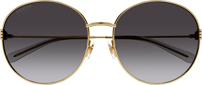 60mm Gradient Round Sunglasses | Nordstrom