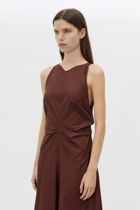 Brera Midi Dress Chocolate Brown - CAMILLA AND MARC® C&M | CAMILLA AND MARC (US, UK, EU)