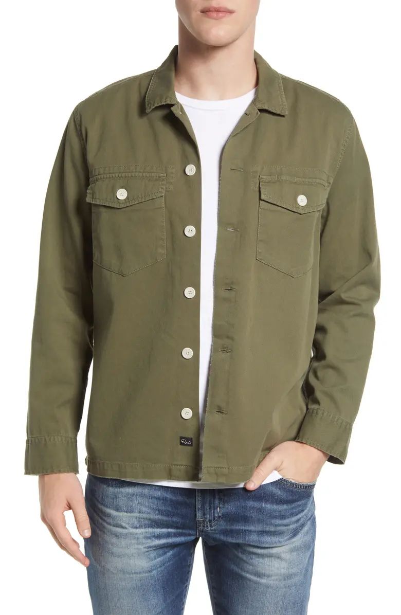 Men's Cotton Twill Shirt Jacket | Nordstrom