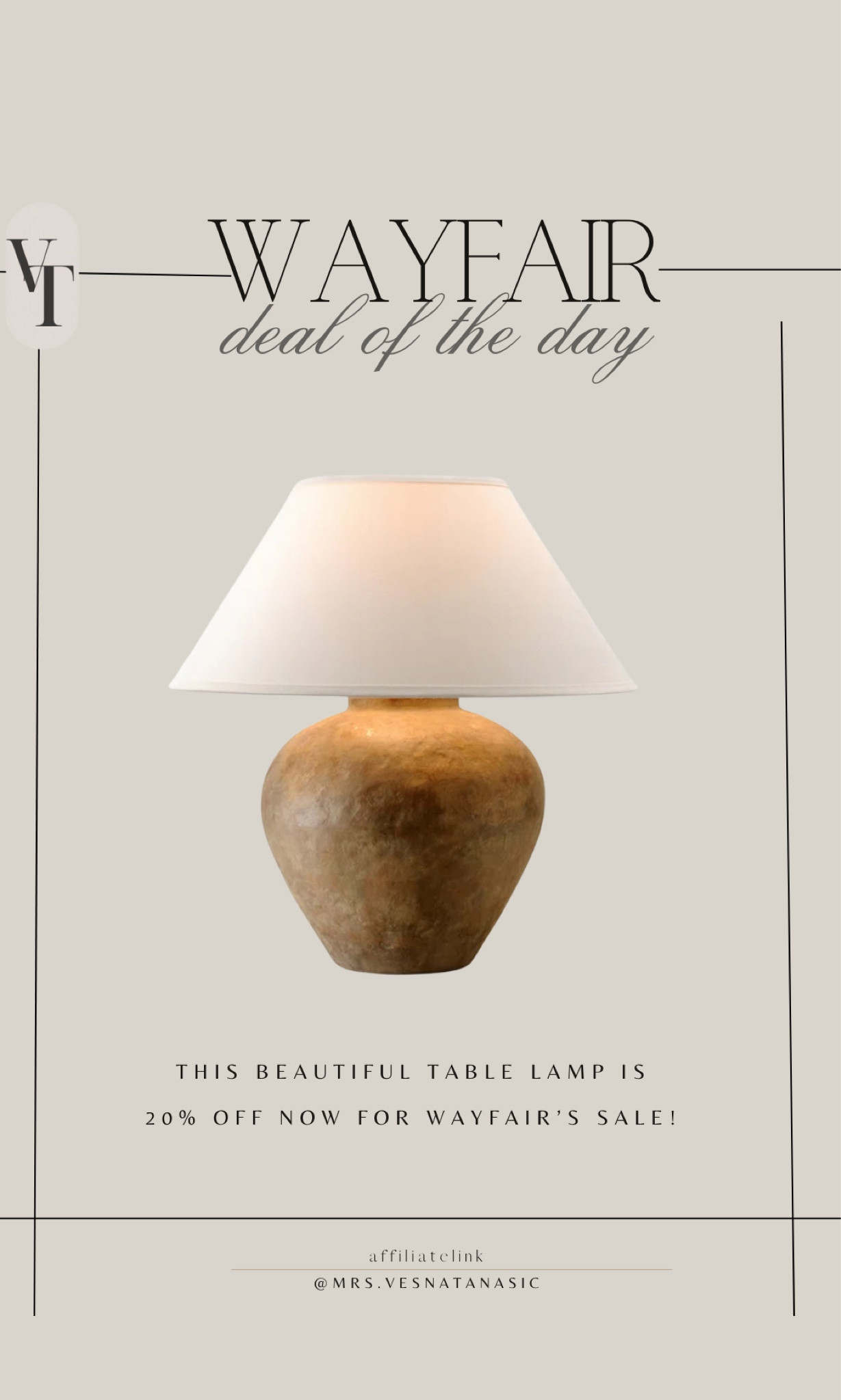 This beautiful lamp is 20% off now for Wayfair’s sale! It’s been on my wish list for so long and I finally ordered it! @wayfair #wayfairfinds #wayfairhome #wayfair #tablelamp 

#LTKHome #LTKSaleAlert #LTKxWayfair