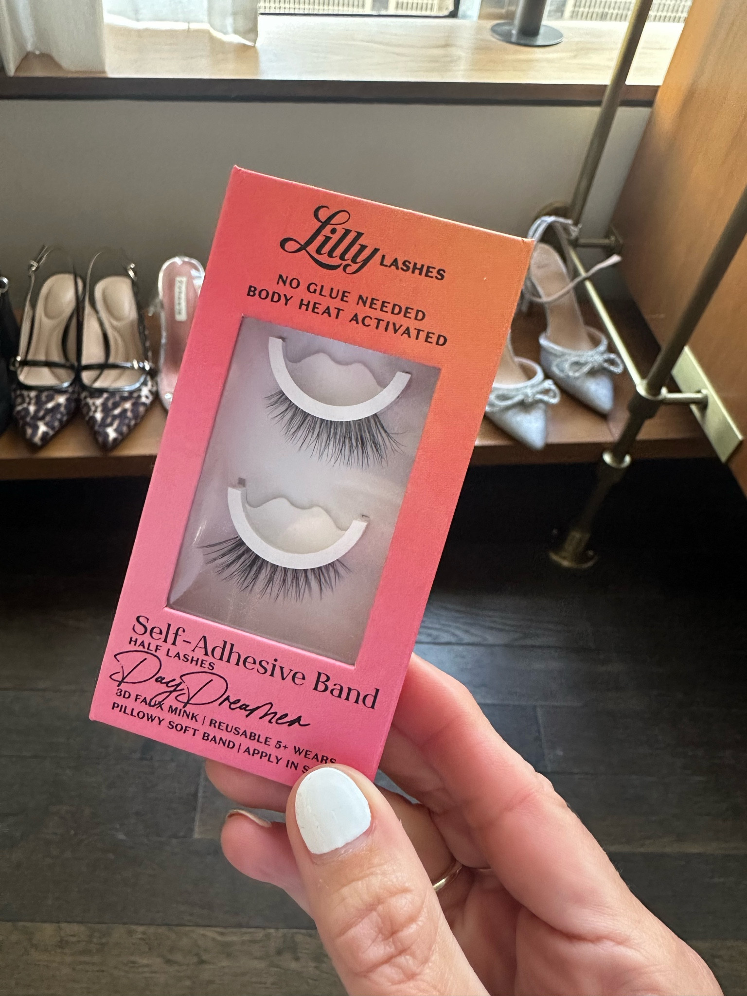 The best lashes I’ve ever tried! They are self-adhesive! No glue is required. Your body heat actually activates them. I was able to get them on the very first time which is not typical for me. You’re supposed to be able to reuse them up to 5 times. I have the Day Dreamer ones. 

#LTKParties #LTKBeauty #LTKCon