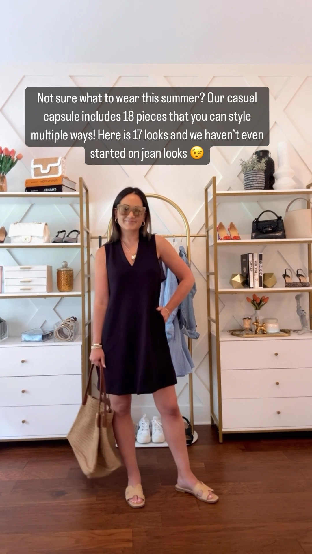 Our first 17 looks from our summer capsule - shop the items I am wearing here and the shoes and accessories in the other post- jean looks coming soon! Wearing xs, 25 in bottoms 
Codes-
Use code bestyledcoxspanx for 10% off at Spanx (black dress)
Code bestyled15 for 15% off at avara (linen shirts) 
Code blairsp24 for 20% off at splendid (denim jacket) 

#LTKStyleTip #LTKOver40 #LTKVideo