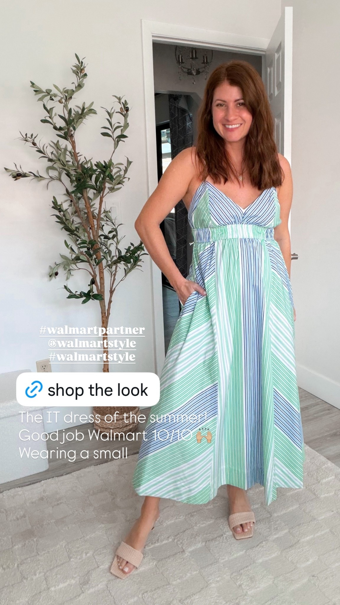 #walmartpartner @walmartstyle #walmartstyle  The IT dress of the summer! Good job Walmart 10/10 🙌🏼 Wearing a small