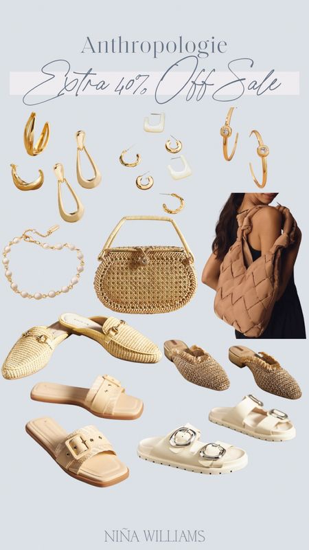 Anthro extra 40% Off Sale! Summer purse - summer Sandals - under $100 - gold accessories - summer bag

#LTKSaleAlert #LTKShoeCrush #LTKItBag