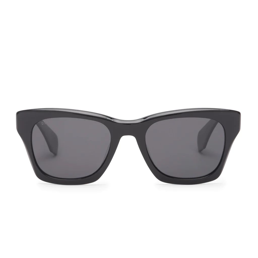 COLOR: black   grey polarized sunglasses | DIFF Eyewear