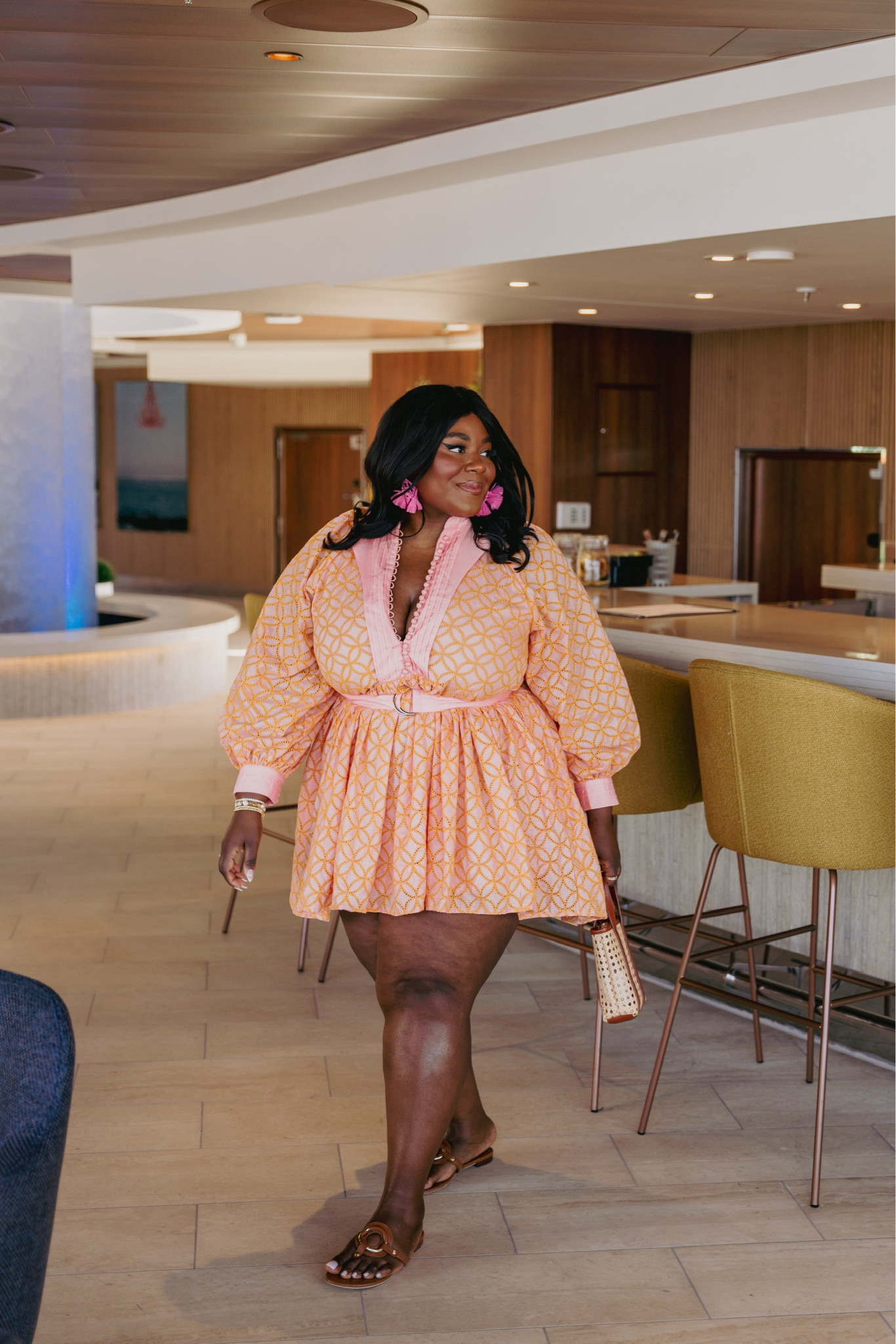 Sipping around Sun Princess.🍹 It’s not a cruise without a bar! Sun Princess has over 10 bars all over this one of a kind ship offering a variety of drinks for every taste. 

#PrincessCruises #SunPrincess #ILoveThis #MeetSunPrincess

#LTKtravel #LTKstyletip #LTKplussize