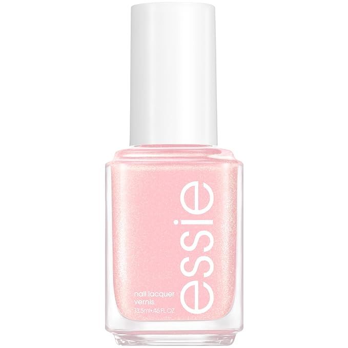 Essie Nail Polish, Salon-Quality, 8-Free Vegan, Iridescent Sheer Pink, Birthday Girl, 0.46 fl oz | Amazon (US)