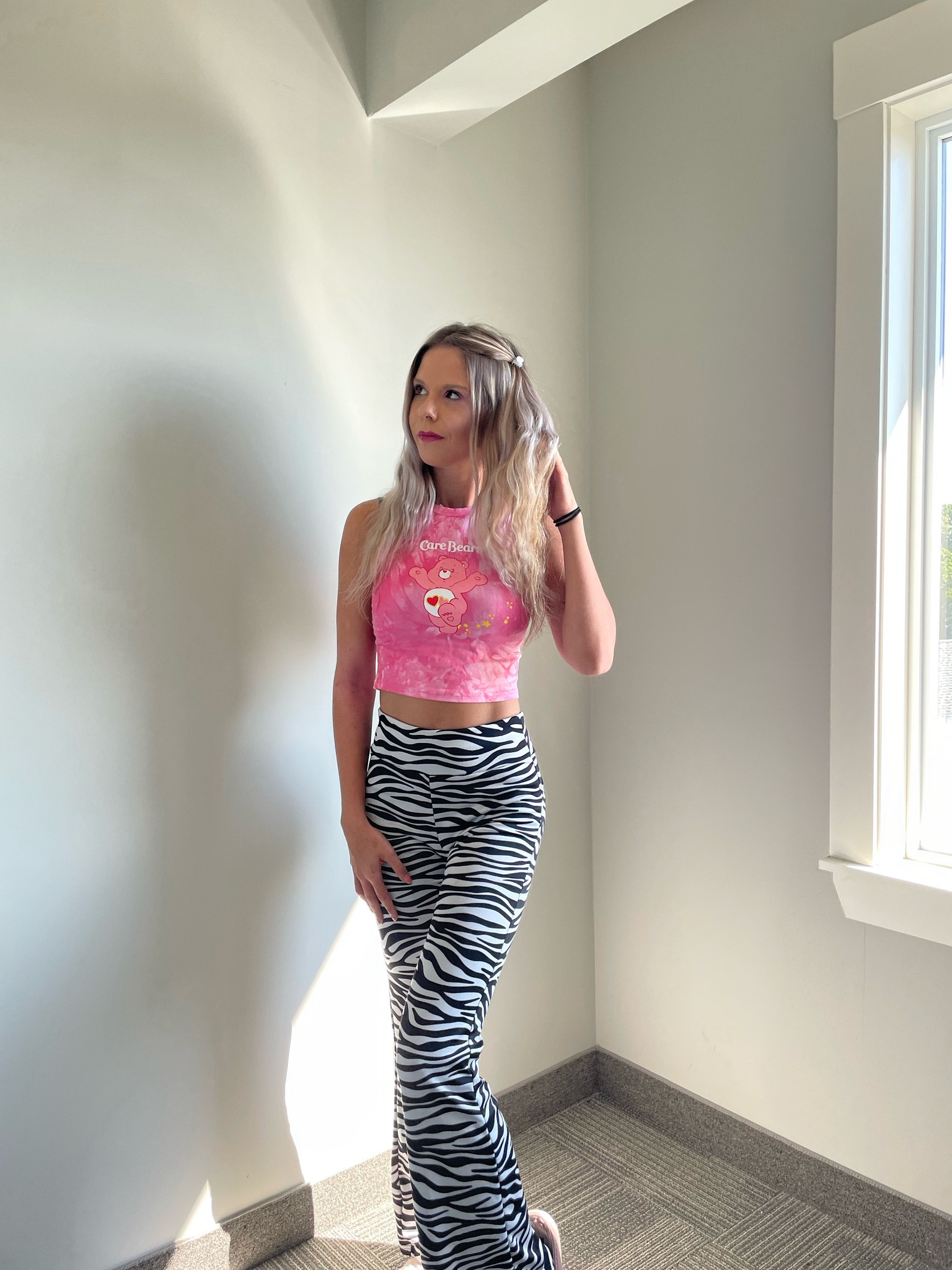 Make any outfit fun with these funky zebra pants and this cute pink Carebears top!

#LTKstyletip #LTKFind #LTKunder100