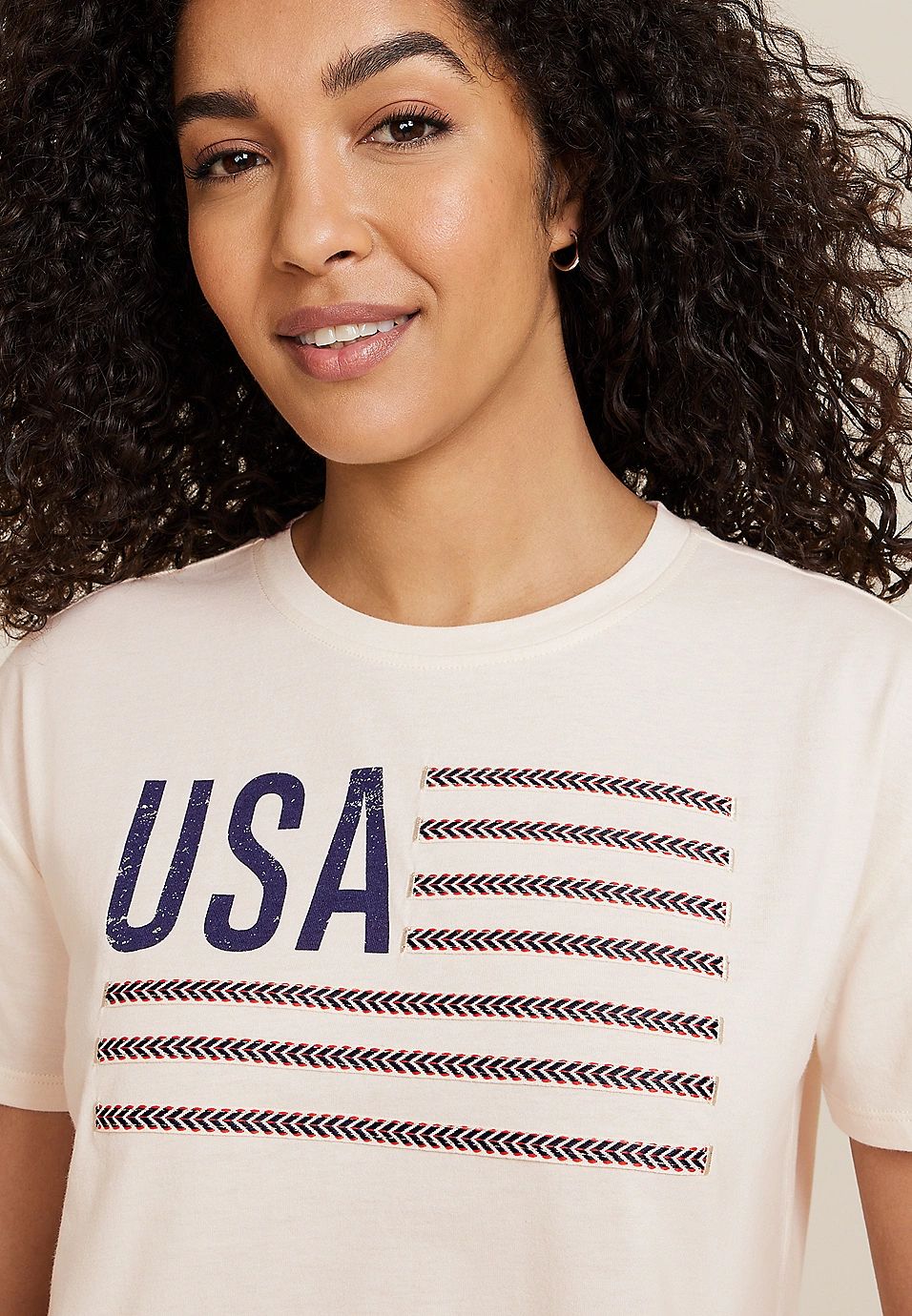 Americana USA Oversized Graphic Tee | Maurices