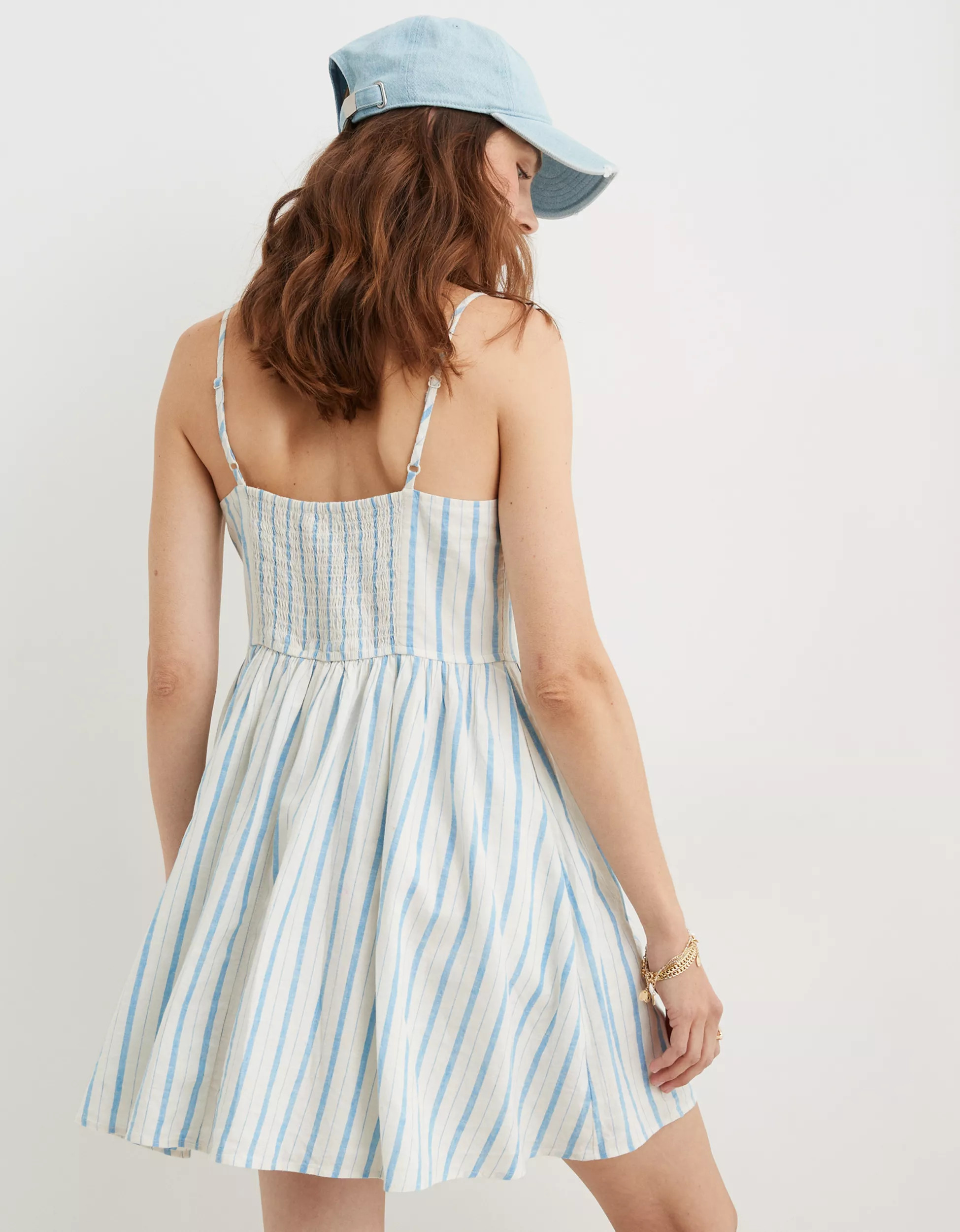 Aerie Love Of Linen Blend Mini Dress | Aerie