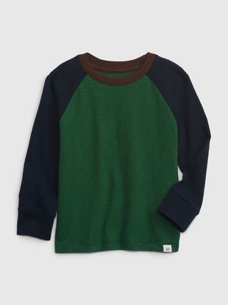 Toddler 100% Organic Cotton Colorblock T-Shirt | Gap (US)