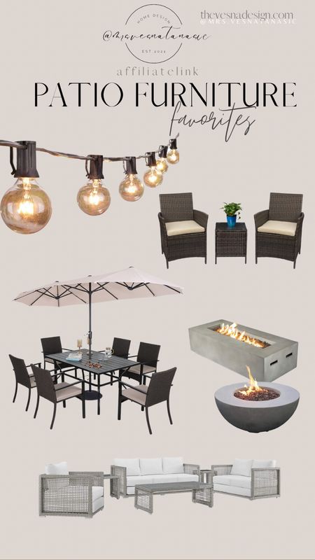 AMAZON patio furniture finds! 

Amazon home, patio furniture, patio, patio season, outdoor furniture, outdoor dining set, outdoor patio set, umbrella, outdoor lights, outdoor, fire pit, Amazon home find, Amazon patio, Amazon furniture, Amazon find, home, pool, pool house, pool space, home, patio, porch, backyard, backyard oasis, 

#LTKhome #LTKSeasonal #LTKSale