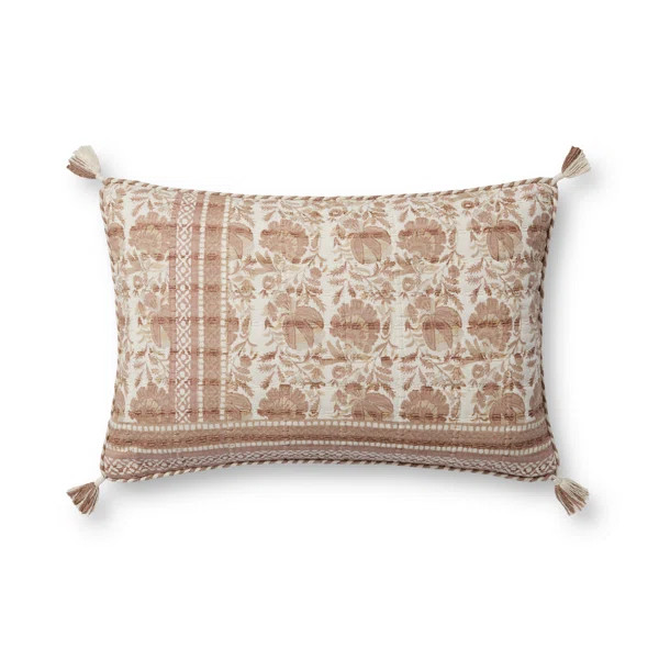 Villere Tassels 100% Cotton Lumbar Throw Pillow | Wayfair North America