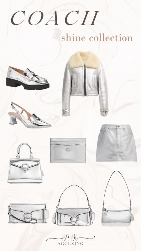 The Coach Shine Collection 

#coach #silver #metallic #bag #purse

#LTKCon #LTKHoliday #LTKGiftGuide