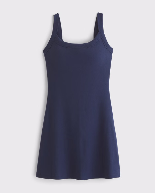 Women's Bra-Free Essential 90s Rib Mini Dress | Women's Bra-Free Collection | Abercrombie.com | Abercrombie & Fitch (US)