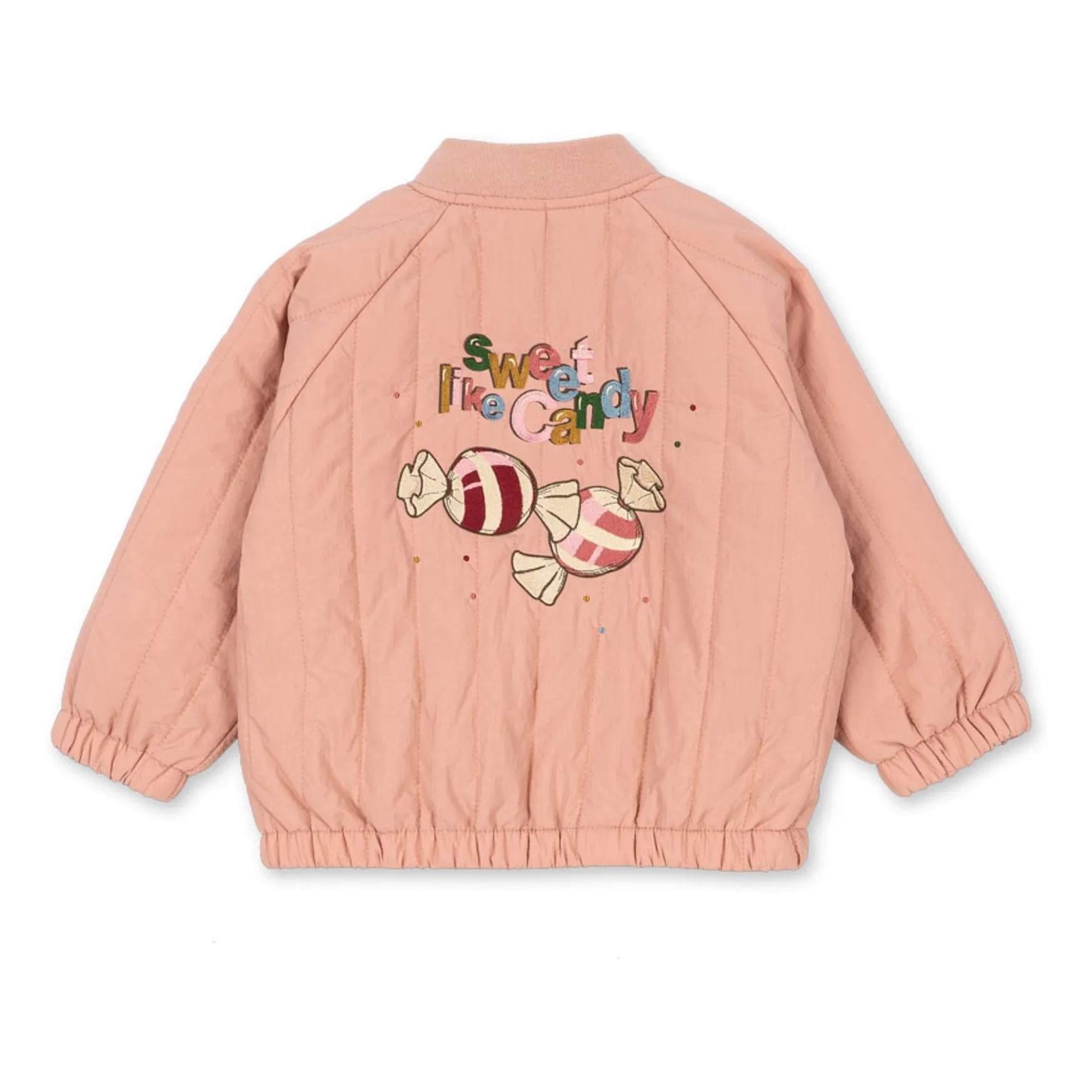 Juno Sweet Candy Bomber Jacket | Pink | Smallable