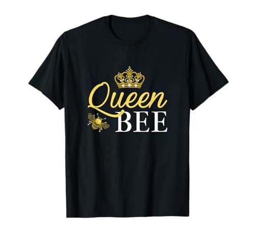 Queen Bee Graphic Beekeeper Hive Beekeping Honey Bee Lover T-Shirt | Amazon (US)