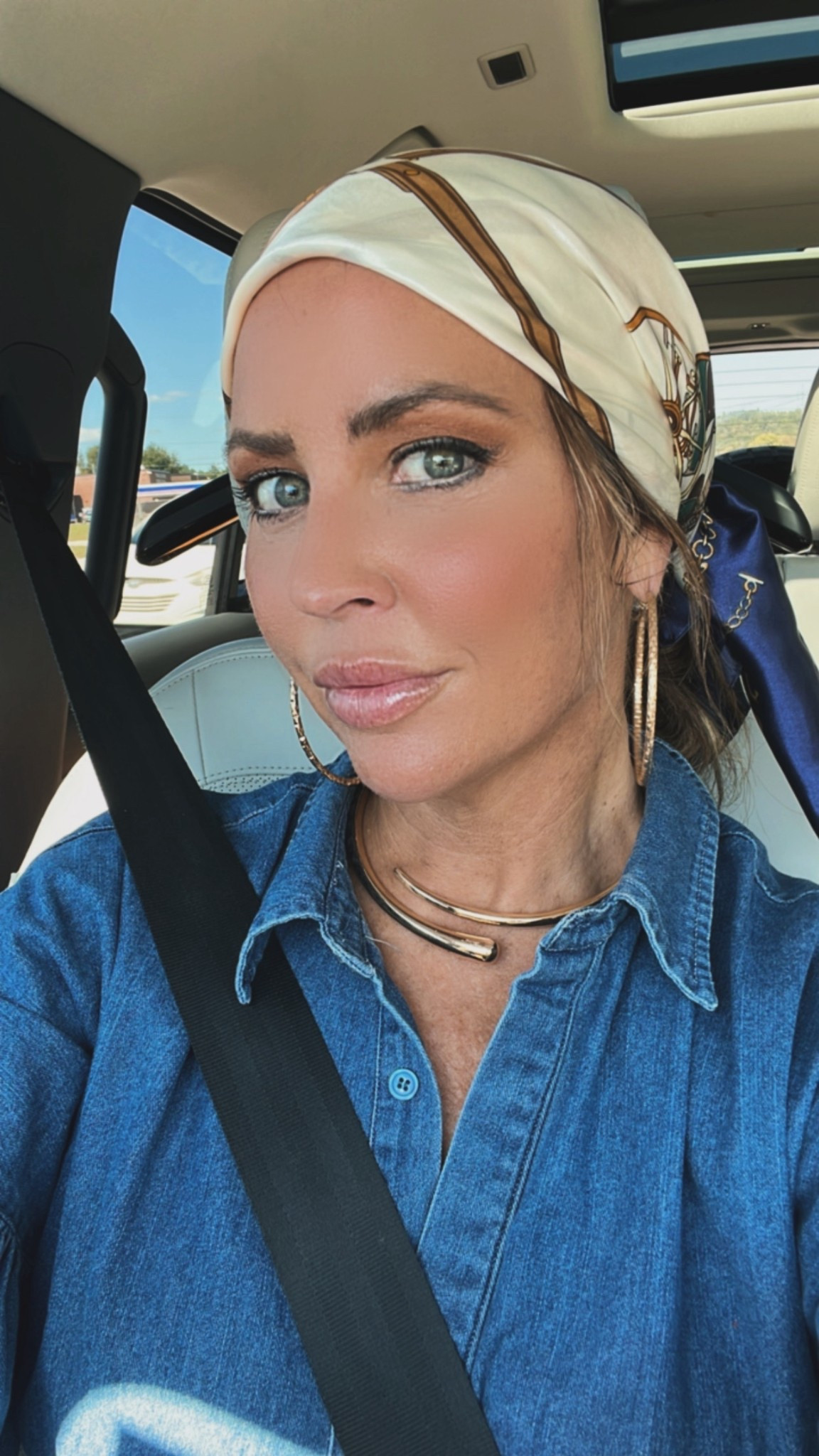 Wet hair don’t care when you can add a cute scarf 

#LTKOver40 #LTKStyleTip #LTKFindsUnder50