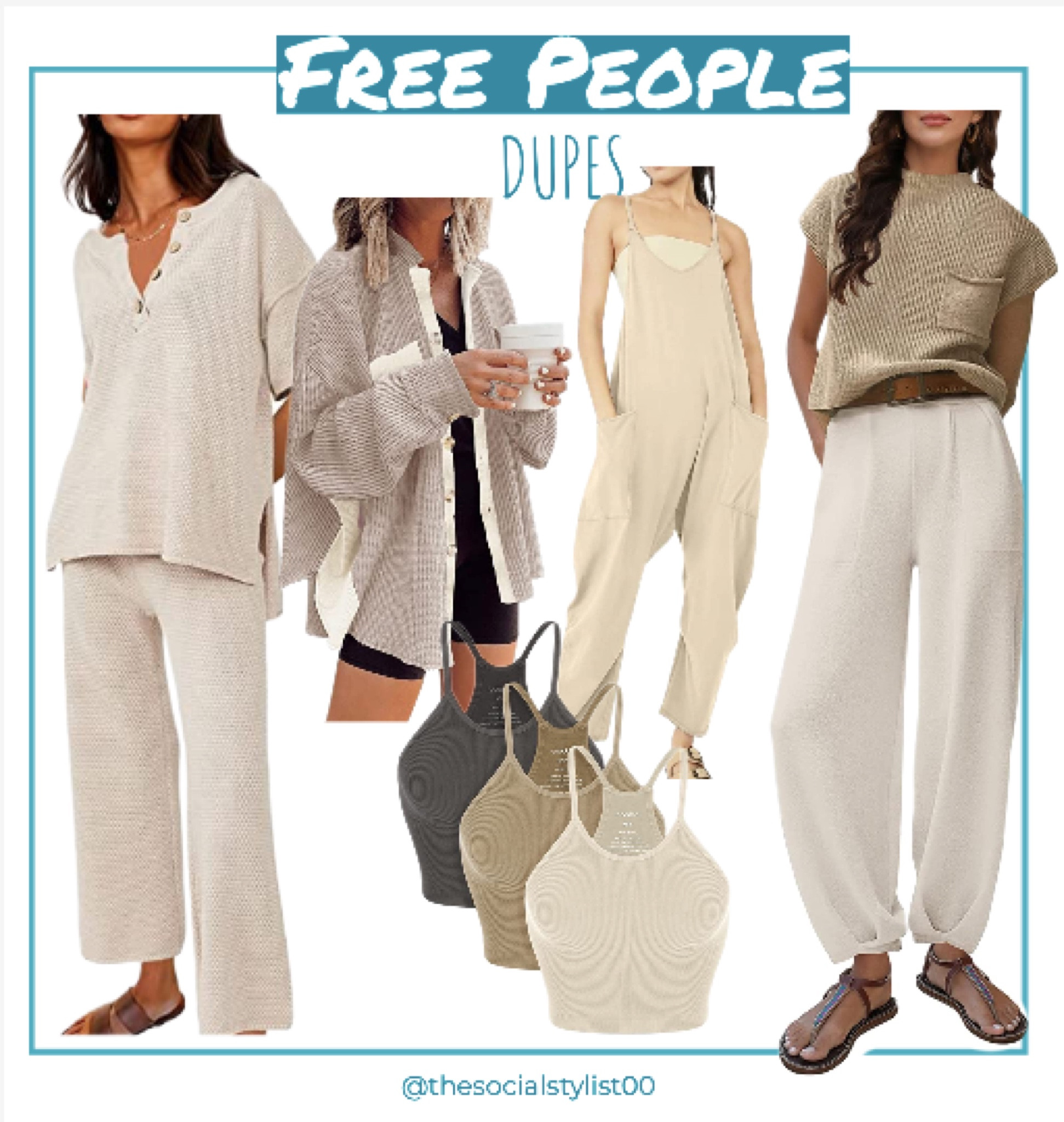 Free People Dupes, Amazon finds, summer fashion, travel outfit, free People, dupe, affordable fashion, looks for less

#LTKFind #LTKstyletip #LTKunder50