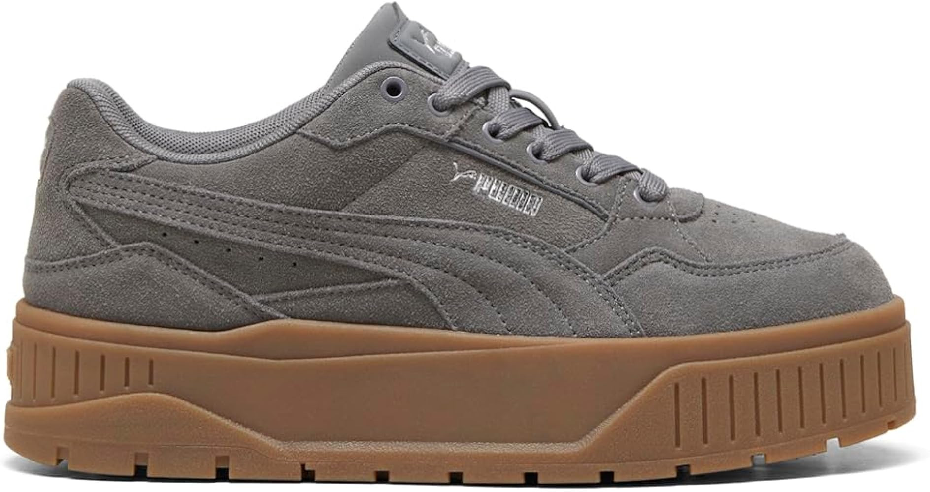 PUMA Womens Karmen Ii Idol Platform Sneakers Shoes Casual - Grey - Size 6.5 M | Amazon (US)