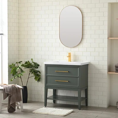 Brodnax 30.13" Single Bathroom Vanity Set | Wayfair North America