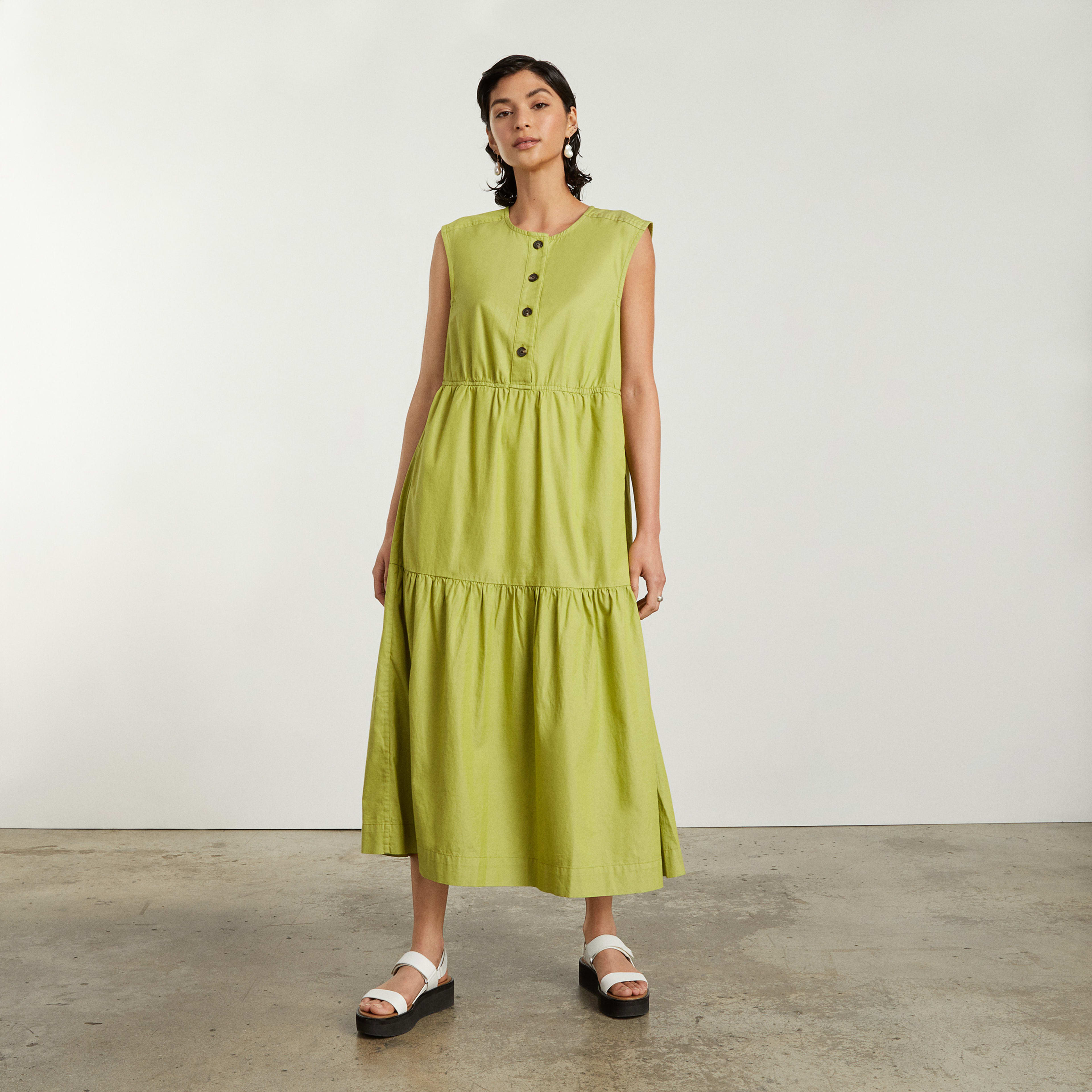 The Tiered Midi Dress | Everlane