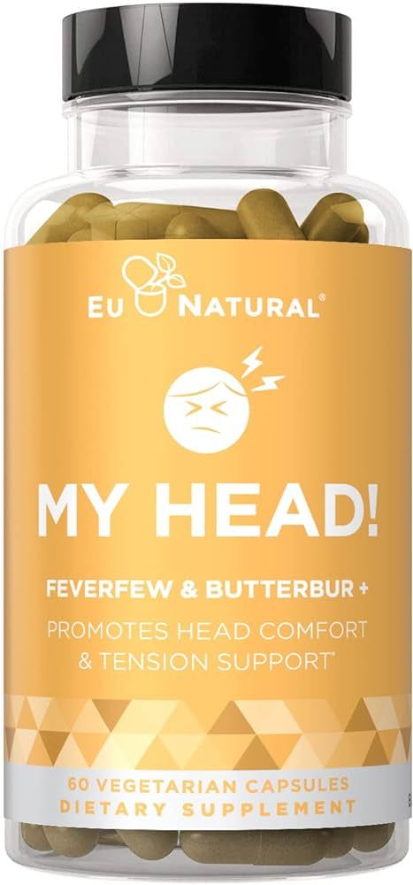 Eu Natural My Head! Headache Vitamins – Sensitivity, Healthy Head Function for Clear Mind – F... | Amazon (US)
