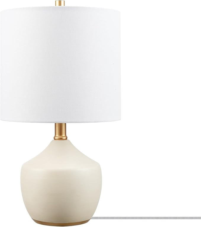 Globe Electric Novogratz x 61000042 Novogratz x Globe 16" Ceramic Table Lamp, Cream Finish, Concr... | Amazon (US)