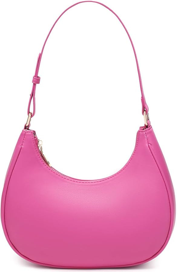 WSRYDJDL Crescent Shoulder Bags for Women Cute Hobo Tote Handbag Under the Arm Purses Mini Clutch... | Amazon (US)