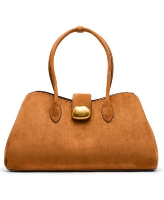 Aurelia Magnetic Snap Extra-Large Shoulder Handbag | Macy's