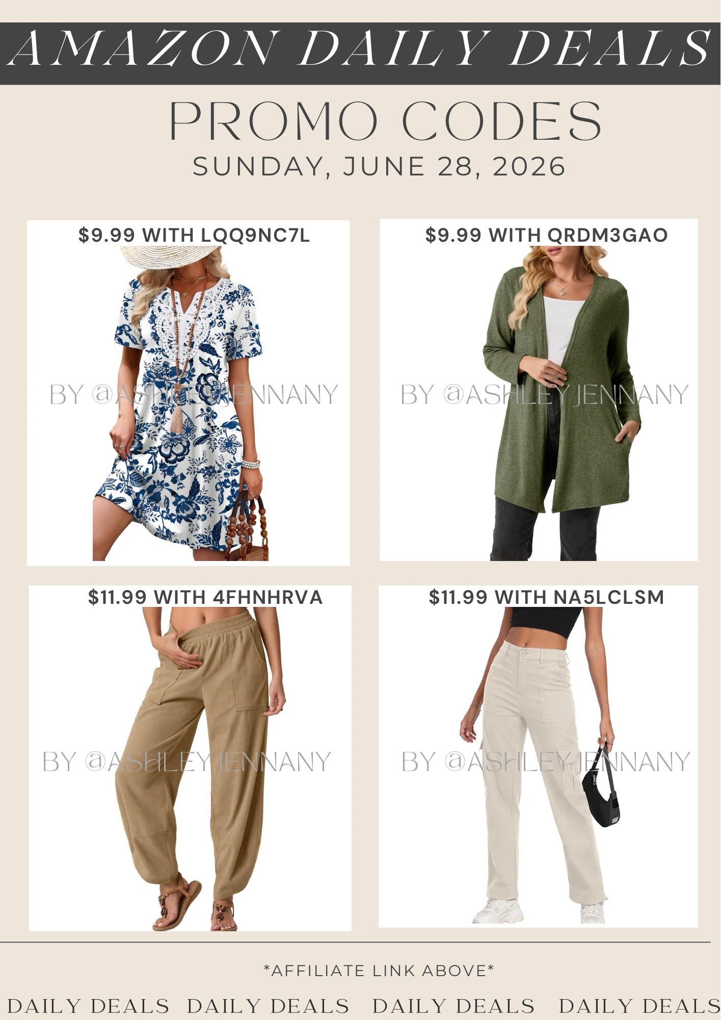 Amazon deals

#LTKMidsize #LTKSaleAlert #LTKootd