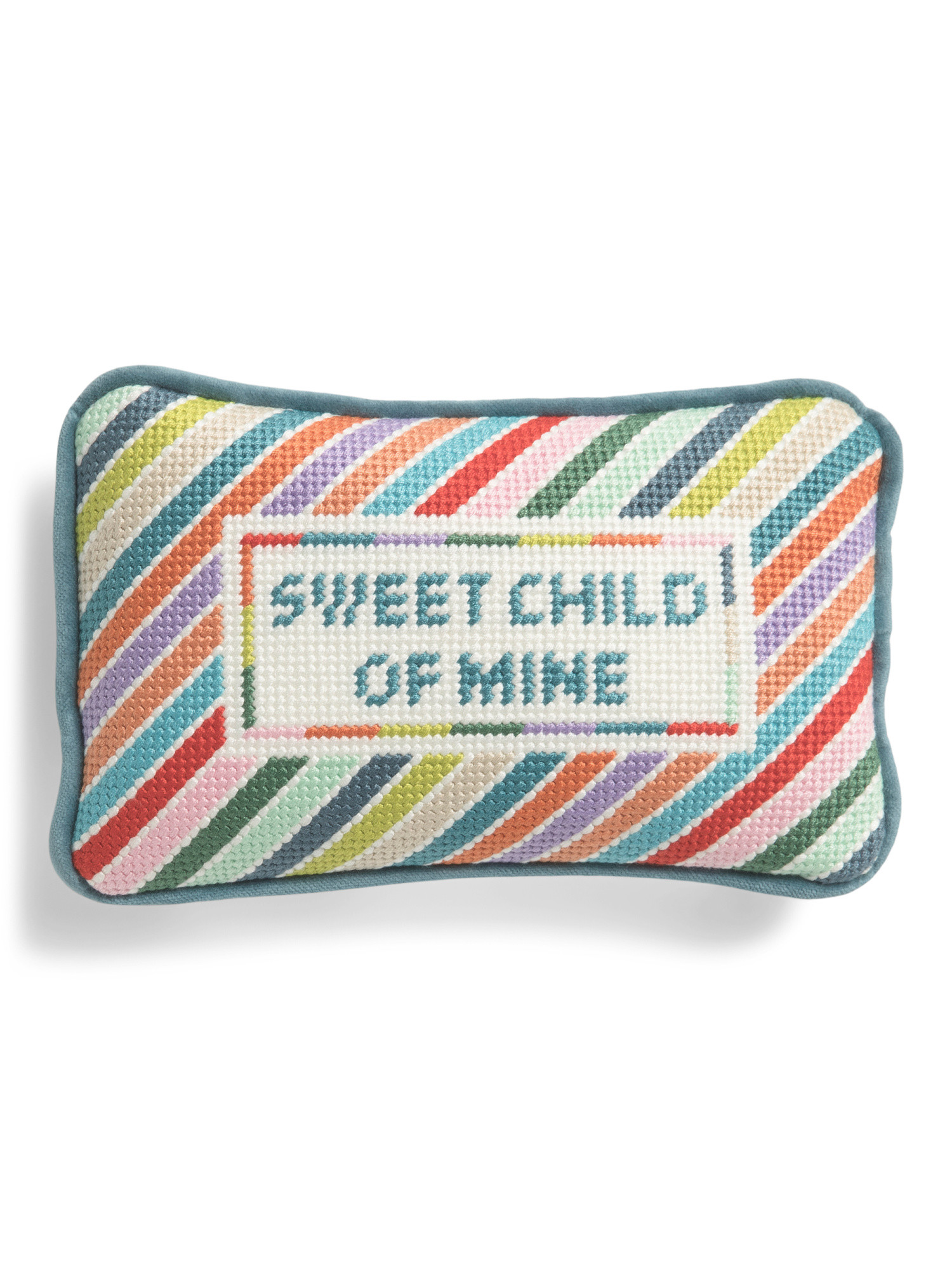 5x8 Sweet Child Of Mine Mini Needlepoint Pillow | TJ Maxx