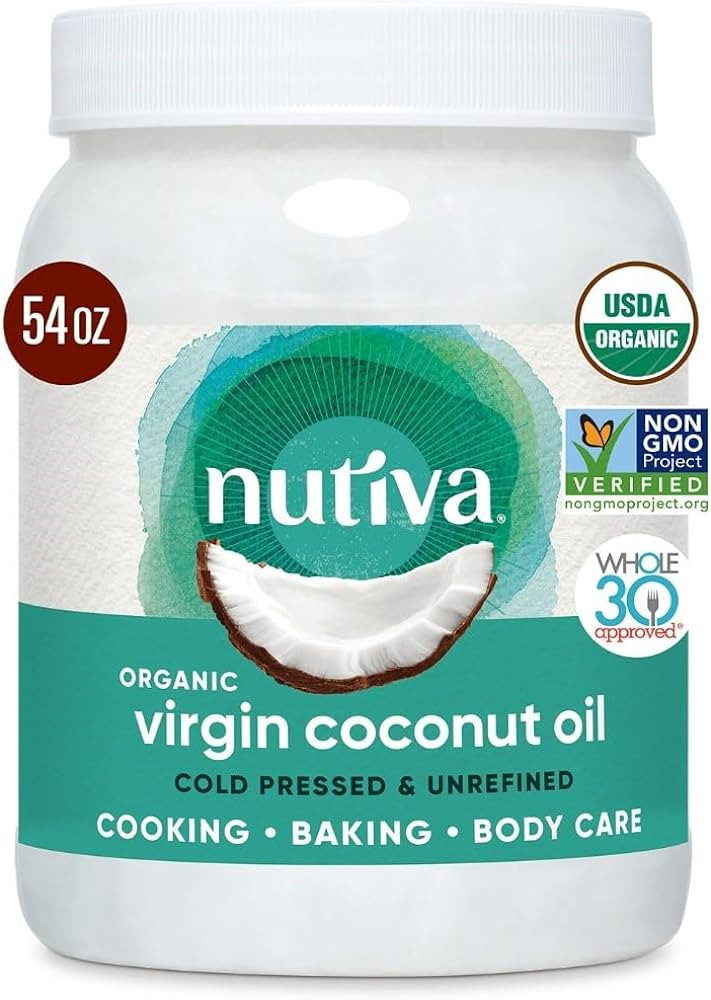 Nutiva, Oil Coconut Extra Virgin Organic, 54 Fl Oz | Amazon (US)