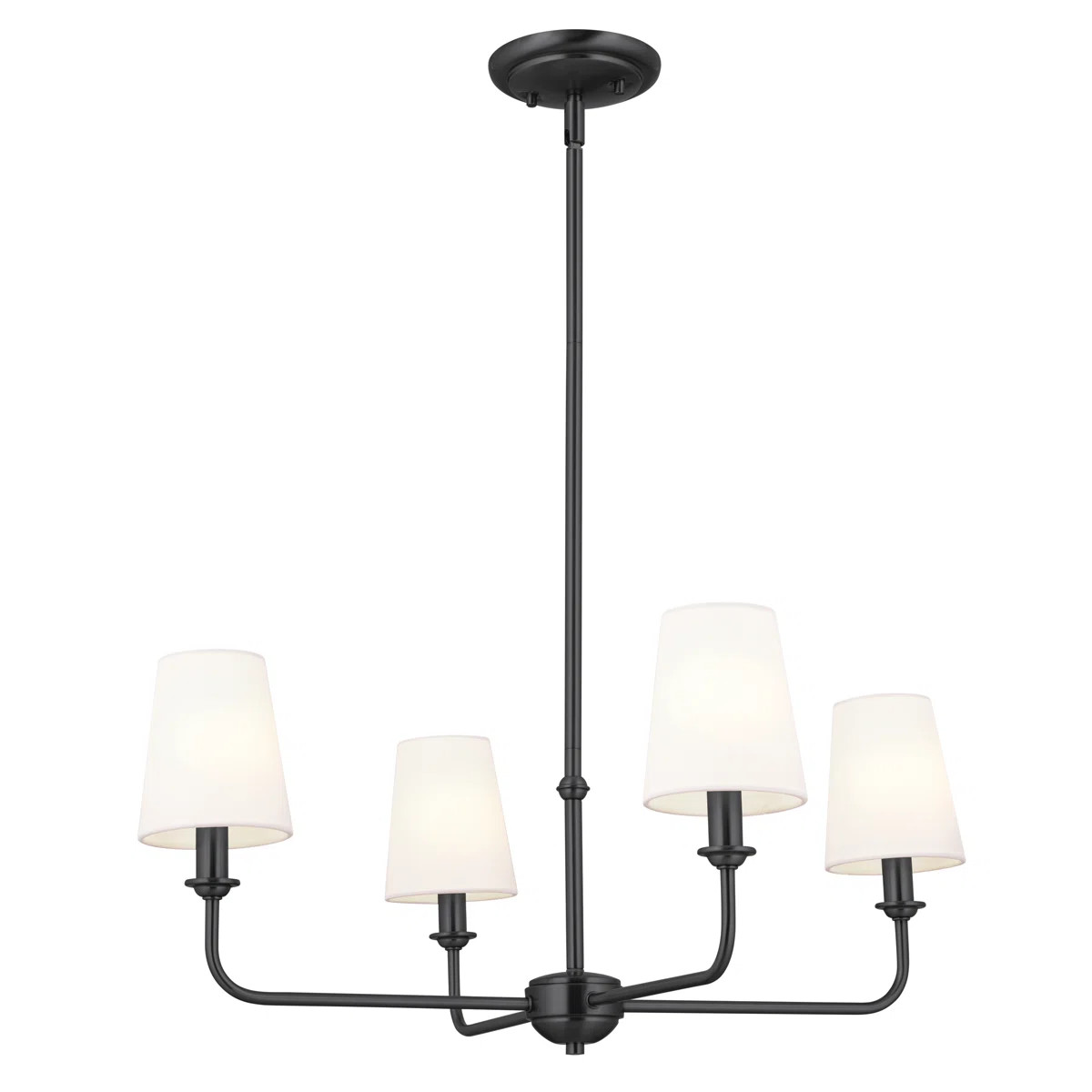 Pallas 4 - Light Steel Dimmable Classic / Traditional Chandelier | Wayfair North America
