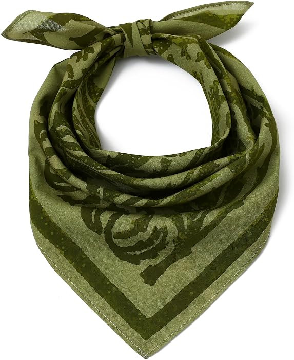 21"x21" Soft Cotton Bandana for Men and Women Unisex Head Wrap Scarf Headband Face Mask for Outdo... | Amazon (US)
