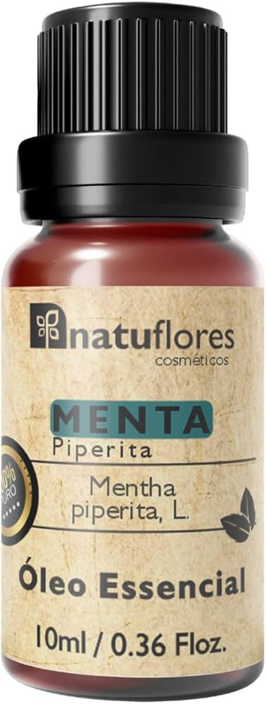 Óleo Essencial de Menta Piperita Natuflores 100% Puro 10ml | Amazon (BR)