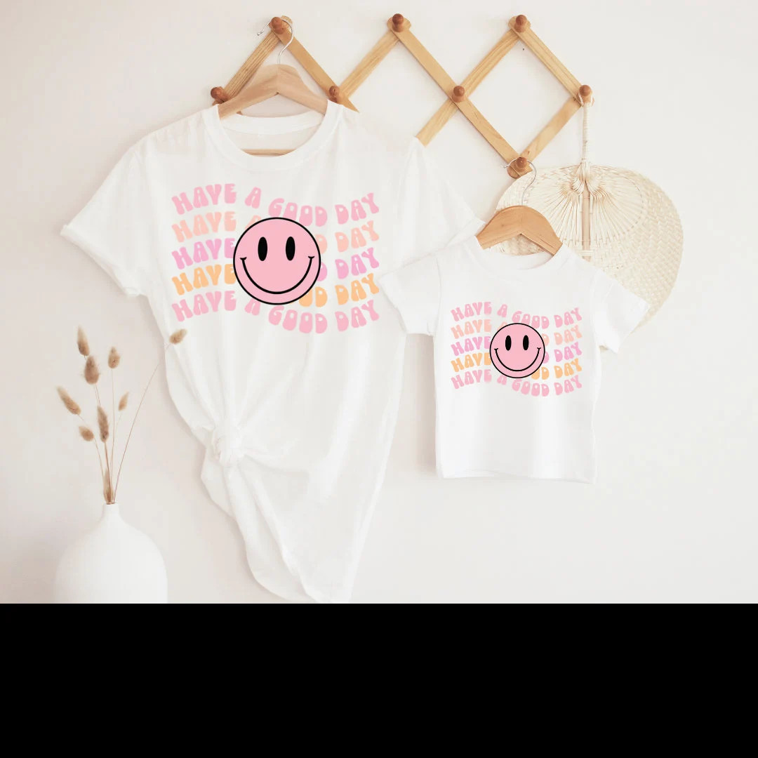 Toddler and Kids Mommy and Me Matching Shirts Have a Good - Etsy | Etsy (US)