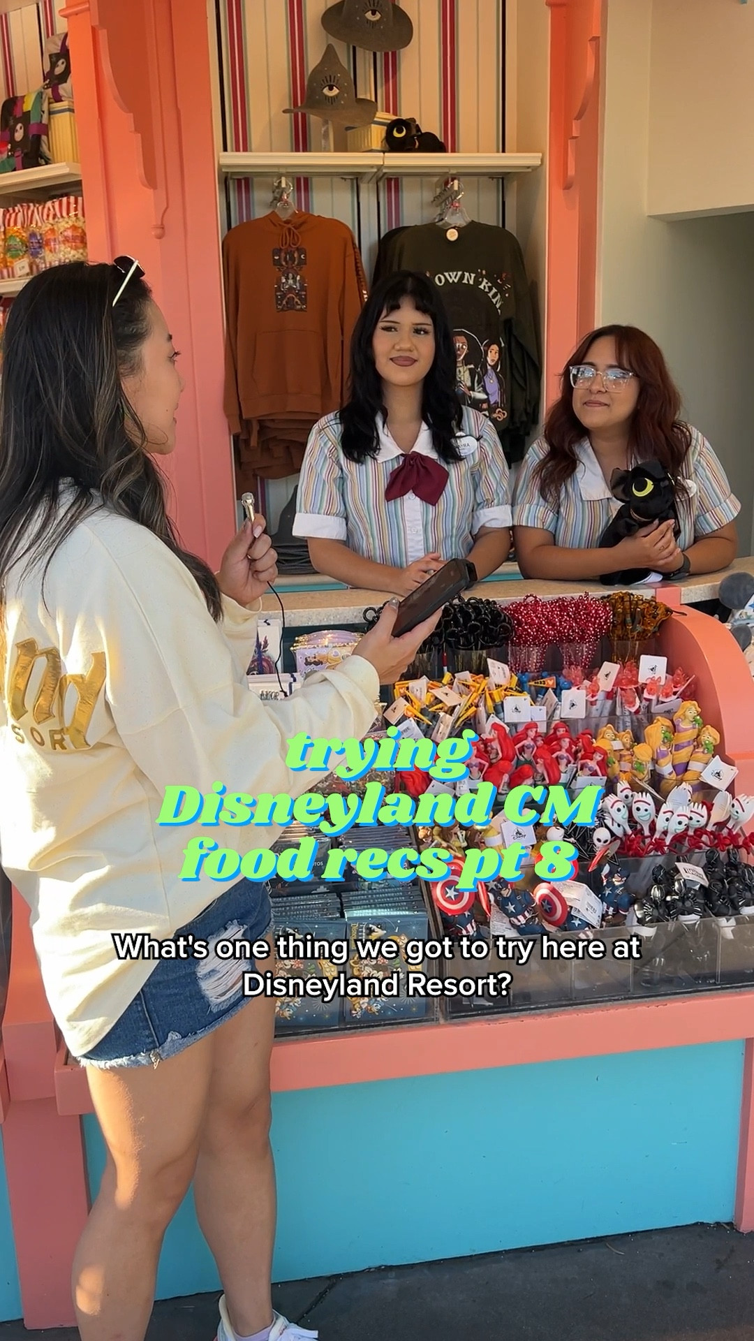 It's part 8 of us trying Disneyland food recommended by Cast Members! I was wearing a simple pullover in a light color and George was wearing a dark-colored tank top. Our eyewear and my fiance's outfit are linked. Full video of this can be found on my IG @jasminepak #foodvlog #travelessentials #mensoutfit #eyewearreco

#LTKtravel #LTKVideo