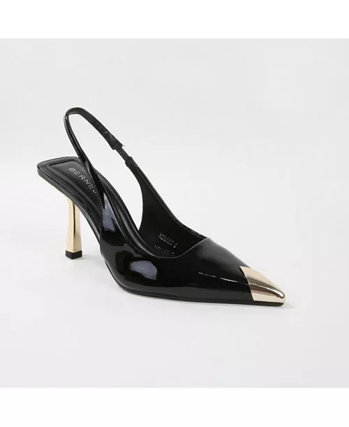 Vega Metallic Cap-Toe Slingback | Macy's