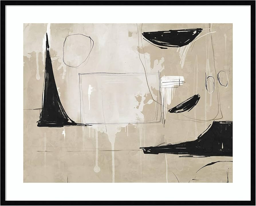 Amanti Art Framed Wall Art Print (41x33) Back To The Drawing Board I by Urban Road Framed Poster ... | Amazon (US)