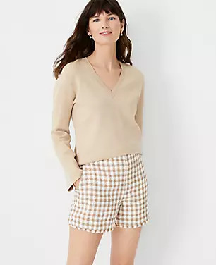 The Side Zip Short in Tweed | Ann Taylor (US)
