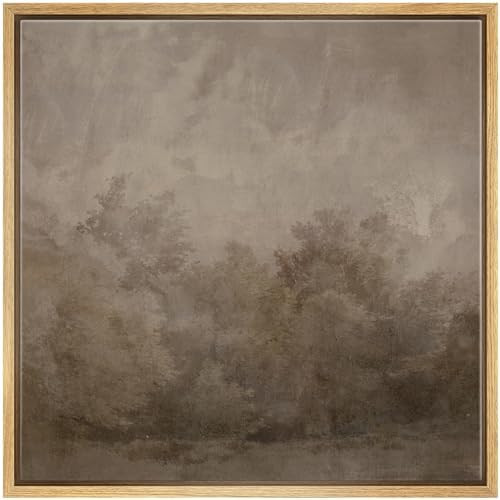 SIGNWIN Framed Canvas Print Wall Art Vintage Inspired Neutral Landscape Soft Rustic Nature Illust... | Amazon (US)