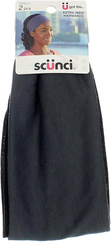 Scunci 3838003a048 Extra Wide Hairbands 2 Count | Amazon (US)